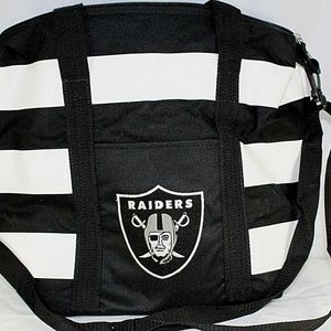 Oakland Raiders NFL  Insulated Tote Black/White Te
